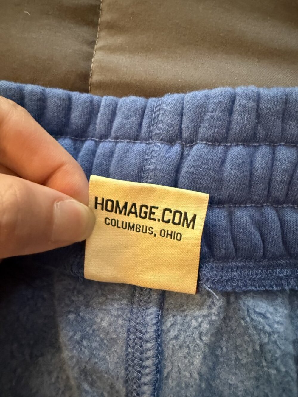Homage Sweatpants Joggers Mens Medium Royal Blue Fleece Lounge Pants Drawstring - Picture 7 of 9
